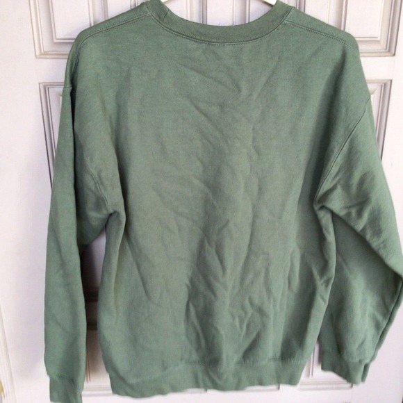 Gildan Sweatshirt SzM Unisex Fresno State Army ROTC Green Long Sleeve Used Good - Picture 2 of 10